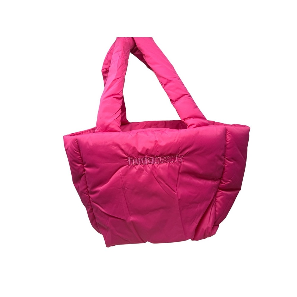 HUDA BEAUTY puffy tote bag SO CUTE!